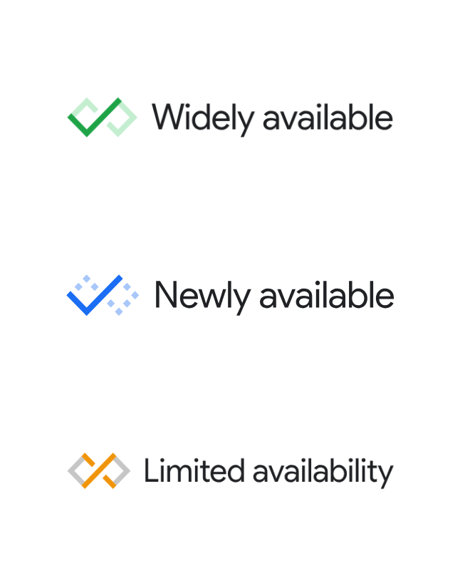 The Baseline Widely available icon