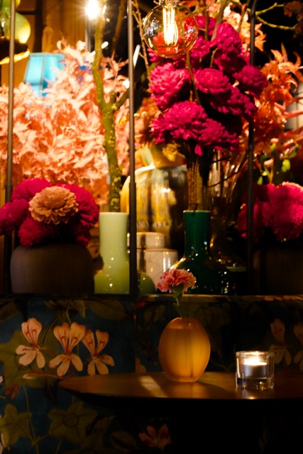 Flowers at the Estherea hotel.