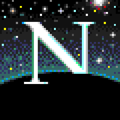 Netscape navigator animated logo.